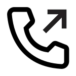 Phone Outgoing SVG Icon